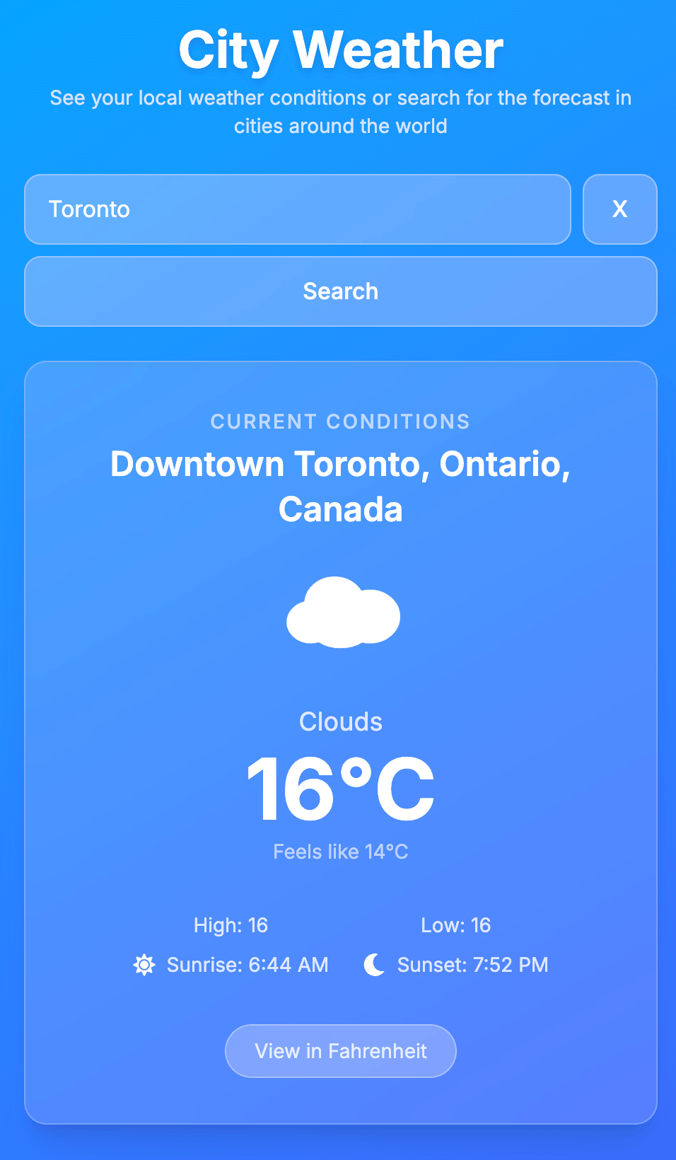 City Weather